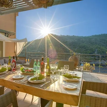 Remarkable Kefalonia Yu Kanda 3 Bedrooms Seafornt Spectacular Sea Views Private Outdoor Pool Assos Villa Asos